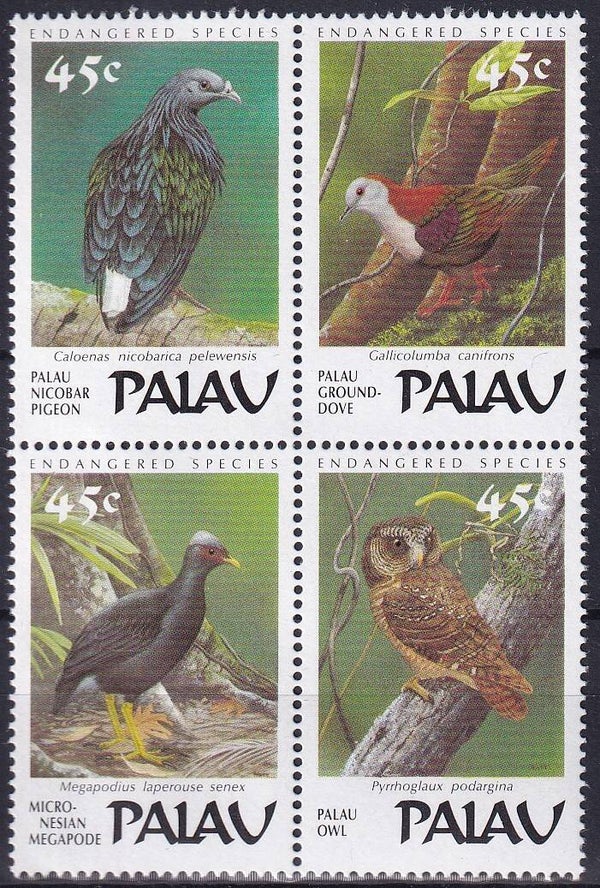 Palau - 1989 - Vogels - Postfris