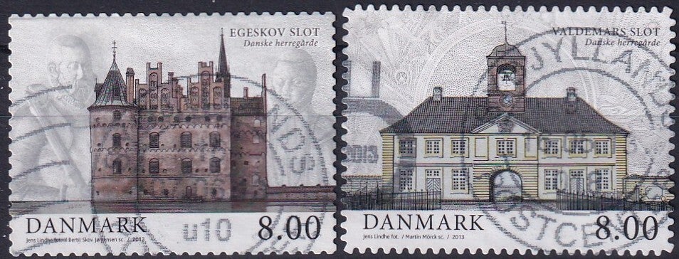Denemarken - 2013 - Kastelen - Gestempeld