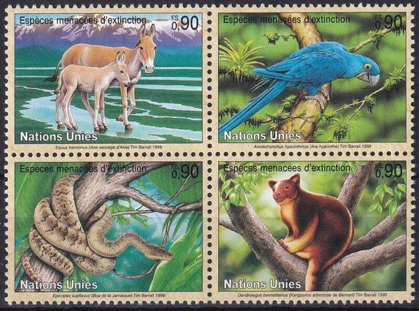 Verenigde Naties Geneve - 1999 - Dieren - Postfris