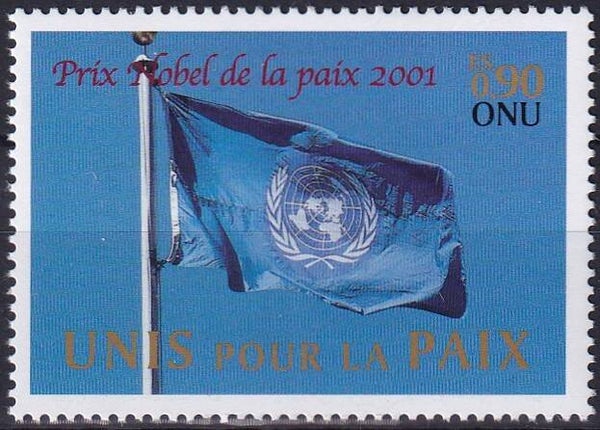 Verenigde Naties Geneve - 2001 - Nobelprijs - Postfris