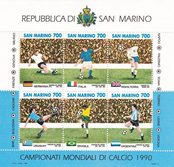 San Marino - 1990 - Voetbal - Postfris