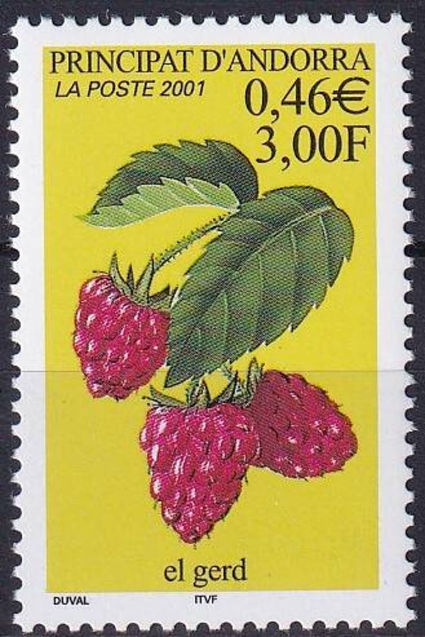 Frans Andorra - 2001 - Fruit - Postfris