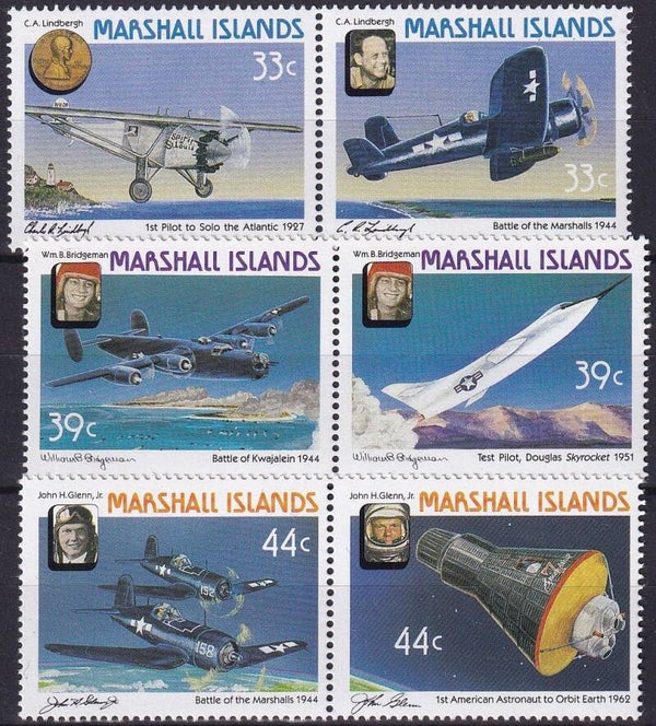 Marshall Islands - 1987 - Vliegtuigen - Postfris