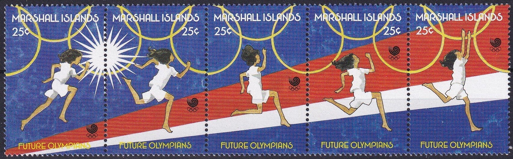 Marshall Islands - 1988 - Olympische spelen - Postfris
