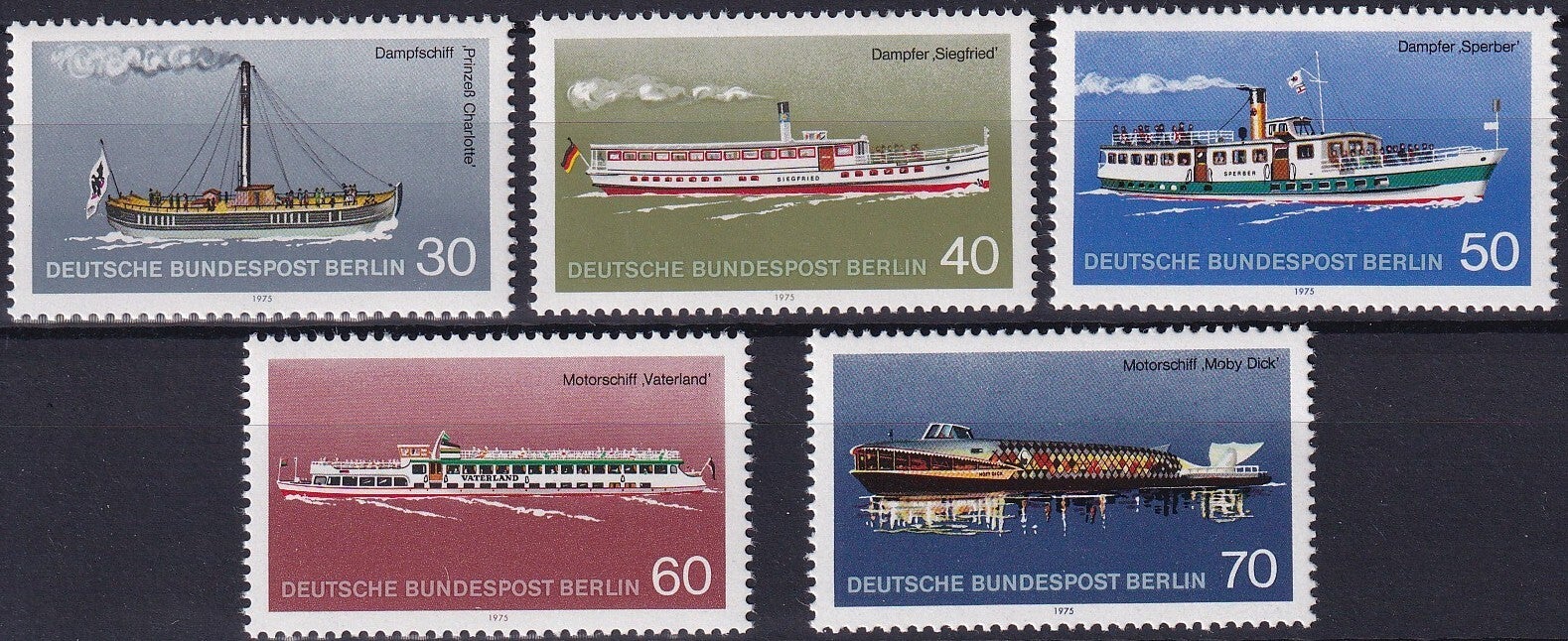 Berlijn - 1975 - Schepen - Postfris