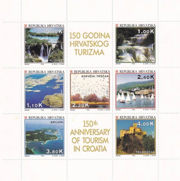 Kroatie - 1994 - Toerisme - Postfris
