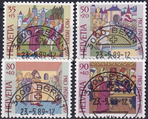 Zwitserland - 1989 - Pro Patria - Gestempeld
