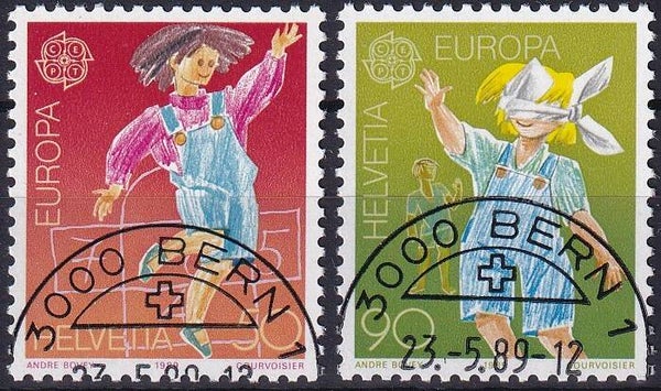 Zwitserland - 1989 - Europa - Gestempeld