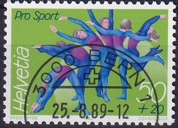 Zwitserland - 1989 - Pro sport - Gestempeld