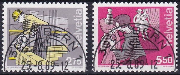 Zwitserland - 1989 - Definitives - Gestempeld