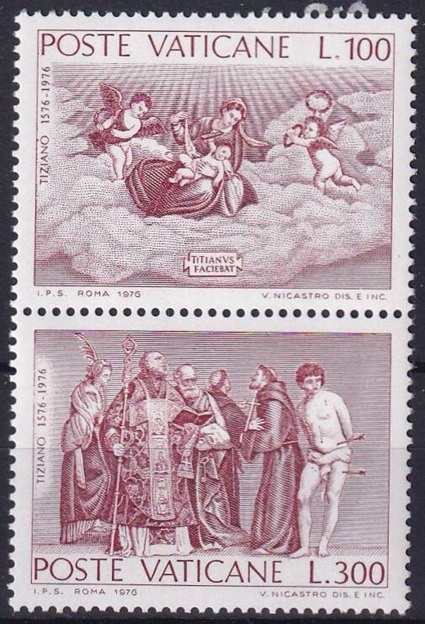 Vatikaan - 1976 - Titian - Gestempeld