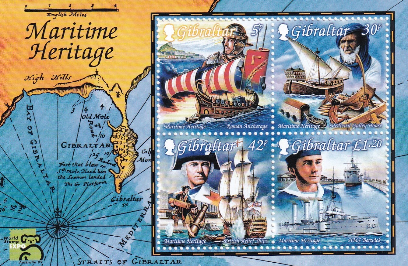 Gibraltar - 1999 - Schepen - Postfris
