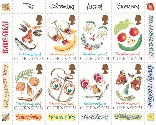Guersney - 1995 - Gezichtjes - Postfris