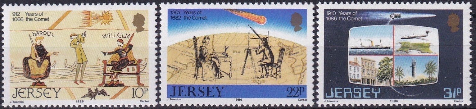Jersey - 1986 - Halley komeet - Postfris