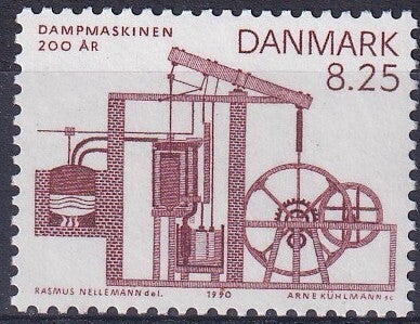 Denemarken - 1990 - Stoommachine - Postfris