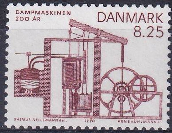 Denemarken - 1990 - Stoommachine - Postfris