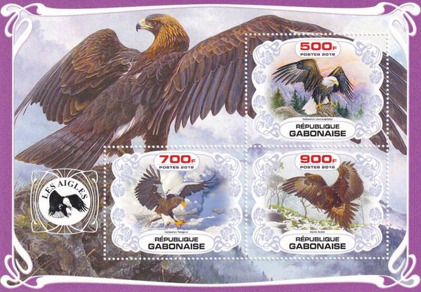 Gabon - 2019 - Roofvogels - Postfris