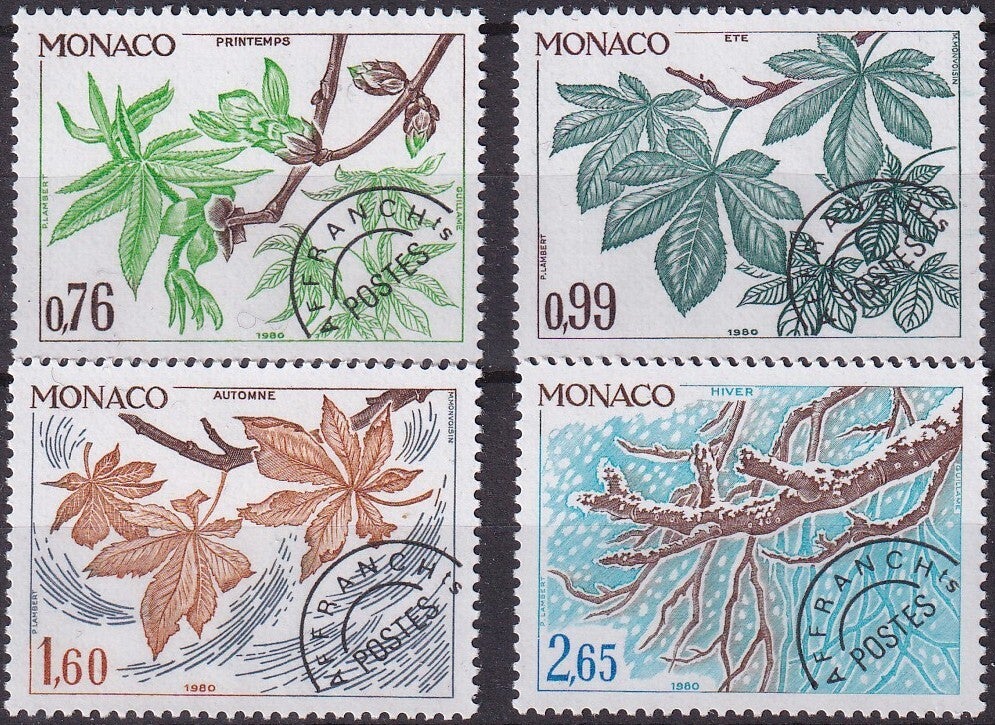 Monaco - 1980 - 4 seizoenen - Postfris