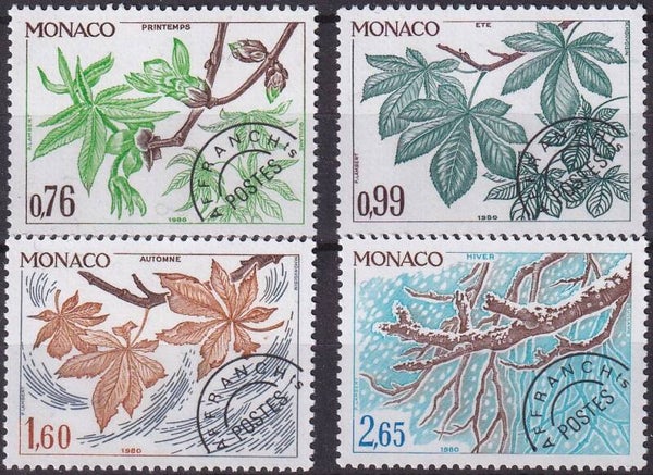 Monaco - 1980 - 4 seizoenen - Postfris