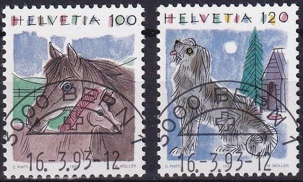 Zwitserland - 1993 - Definitives - Gestempeld