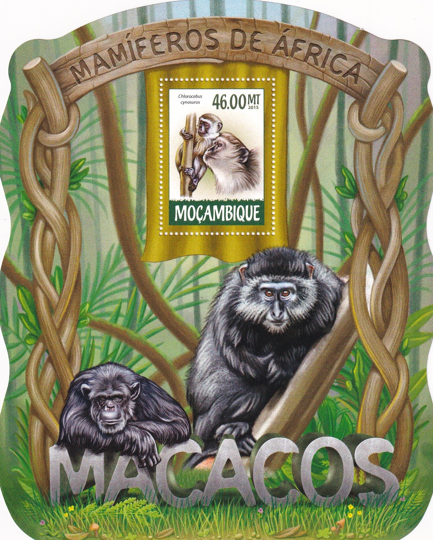 Mozambique - 2015 - Apen - Postfris