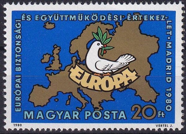 Hongarije - 1980 - Europese meeloper - Postfris