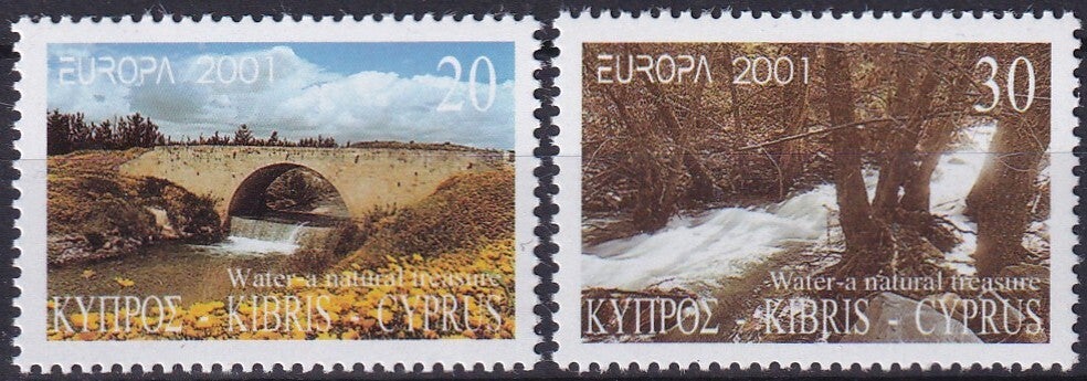 Cyprus - 2001 - Europa - Postfris
