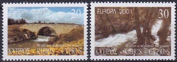 Cyprus - 2001 - Europa - Postfris