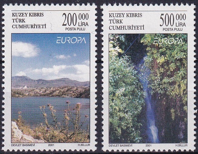 Turks Cyprus - 2001 - Europa - Postfris