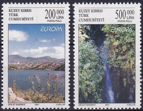 Turks Cyprus - 2001 - Europa - Postfris