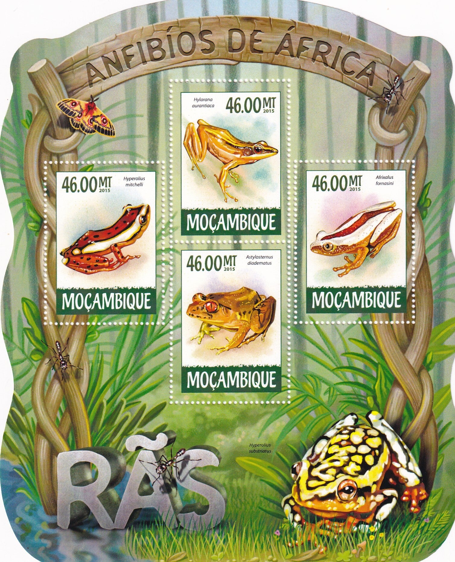 Mozambique - 2015 - Kikkers - Postfris