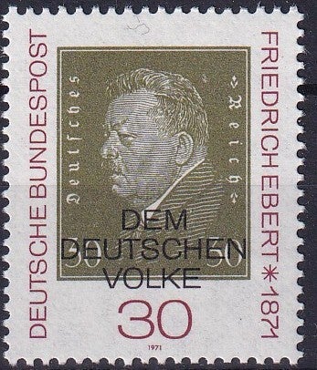 Duitsland - 1971 - F.Ebert - Postfris