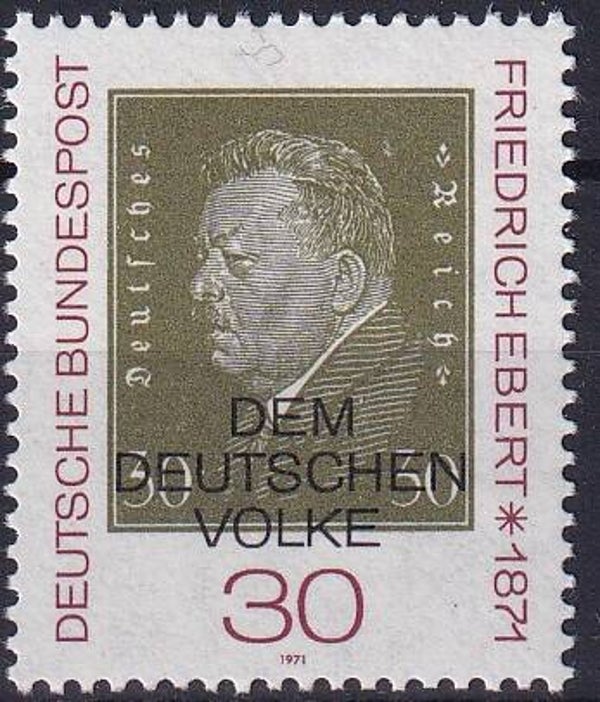 Duitsland - 1971 - F.Ebert - Postfris