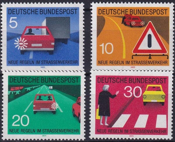 Duitsland - 1971 - Verkeersregels - Postfris