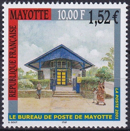 Mayotte - 2001 - Postkantoor - Postfris