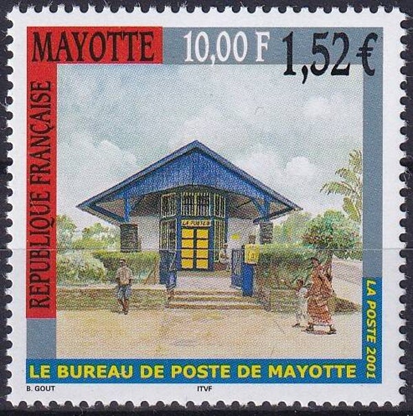 Mayotte - 2001 - Postkantoor - Postfris