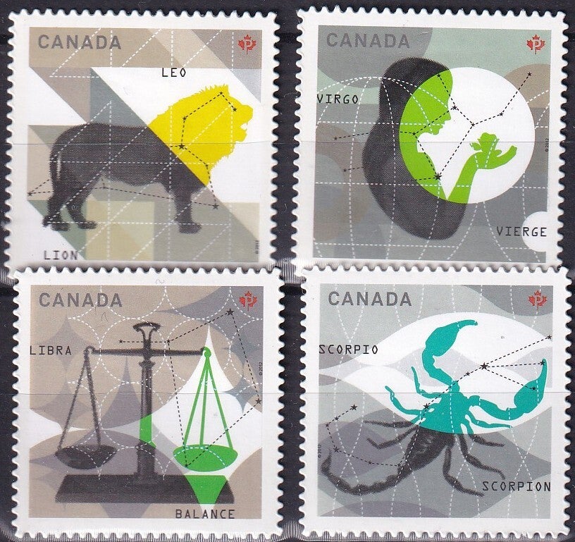 Canada - 2012 - Zodiac - Ongebruikt (plakker/rest)