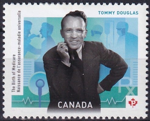 Canada - 2012 - T.Douglas - Ongebruikt (plakker/rest)