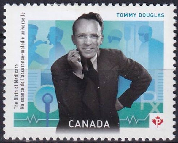 Canada - 2012 - T.Douglas - Ongebruikt (plakker/rest)