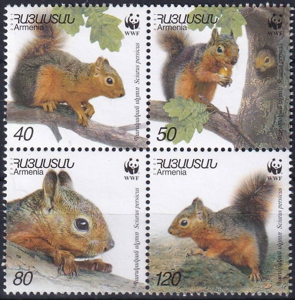 Armenie - 2001 - WWF - Postfris