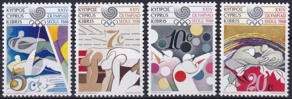 Cyprus - 1988 - Olympische spelen - Postfris
