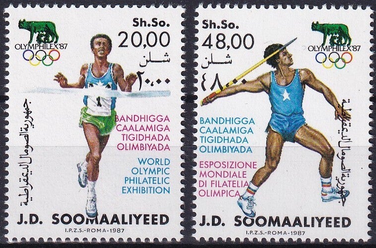 Somalie - 1987 - Olympische spelen - Postfris