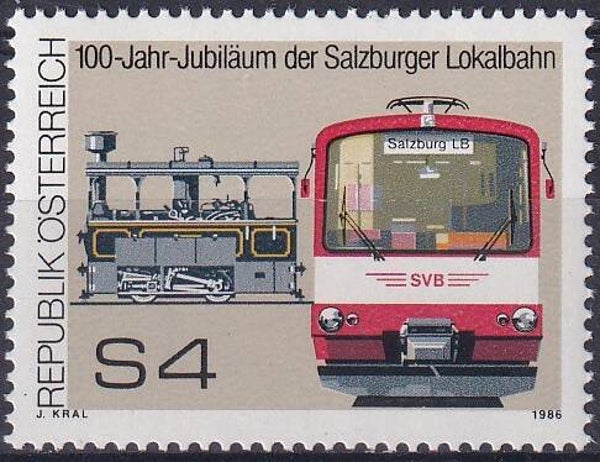 Oostenrijk - 1986 - Spoorwegen - Postfris