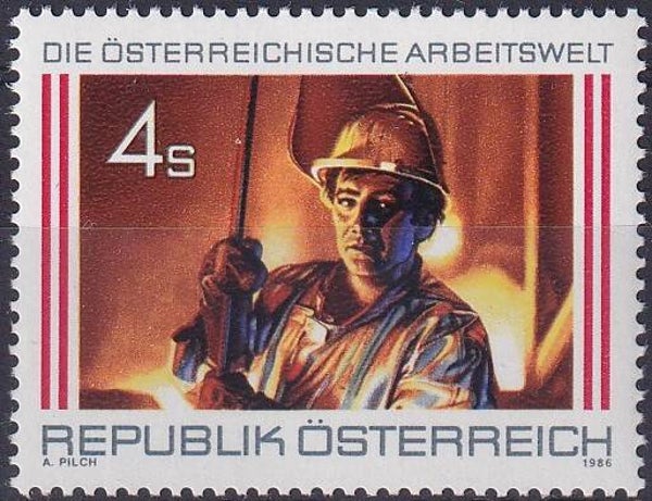 Spoorwegen - 1986 - Staalindustrie - Postfris