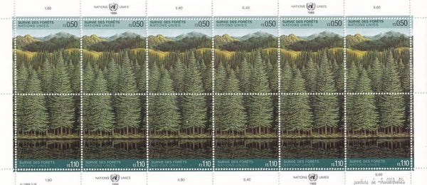 Verenigde Naties Geneve - 1988 - Bomen - Postfris