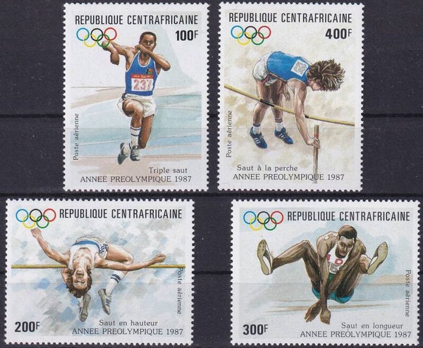 Centraal Afrika - 1987 - Olympische spelen - Postfris