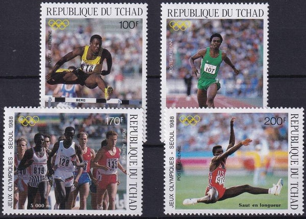 Tsjaad - 1988 - Olympische spelen - Postfris