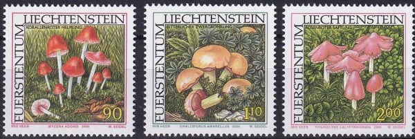 Liechtenstein - 2000 - Paddestoelen - Postfris