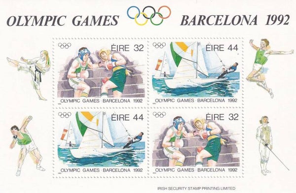 Ierland - 1992 - Olympische spelen - Postfris