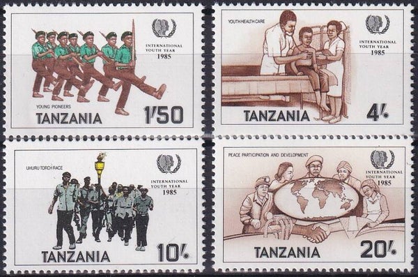 Tanzania - 1986 - Jaar van de jeugd - Postfris